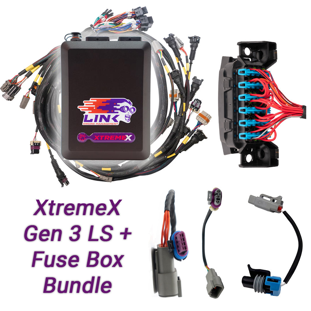 Gen3 LS Drive-By-Wire Bundle: G4X XtremeX ECU + LS Engine Harness + Fuse Box bundle