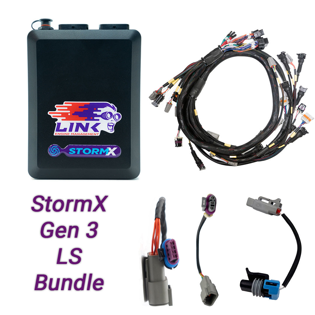 Gen3 LS Cable Throttle Bundle: G4X StormX ECU + LS Engine Harness bundle
