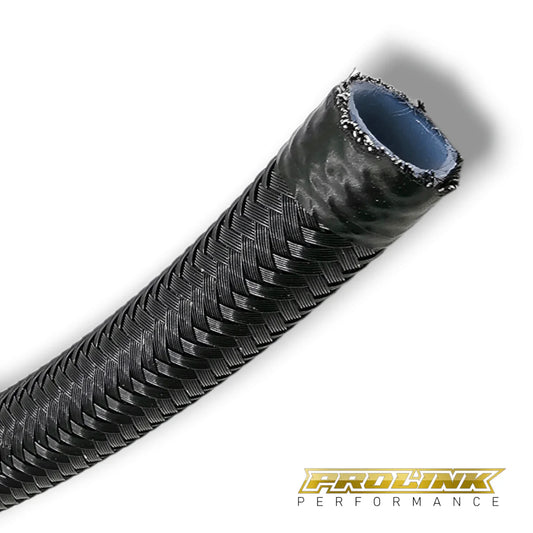 PROLINK PTFE Teflon Black Stainless Braided Hose - Suit 200 / 570 Series Hose Ends