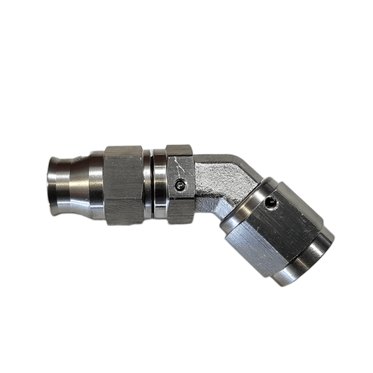 PROLINK PTFE Teflon 45 Degree Stainless Steel Hose End - Prolink Performance