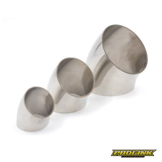 Stainless Steel Bend - 45 Degree 2mm Thick - Prolink Performance